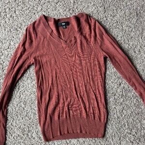 Rust Slim Fitting Sweater
